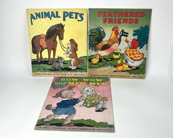 Vintage Platt & Munk Picture Books