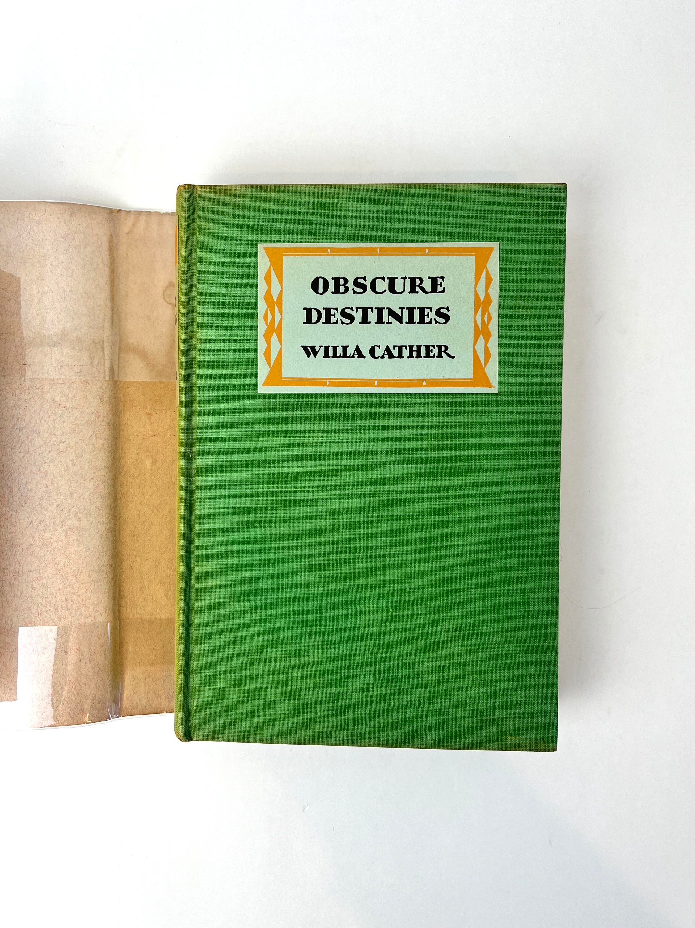 Obscure Destinies by Willa Cather - Etsy