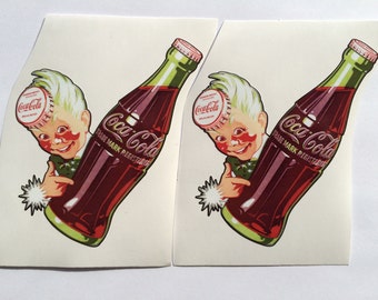 Pepsi Cola Bottle Die-Cut Vinyl Decal Sticker JDM Retro VTG Window Laptop Fridge