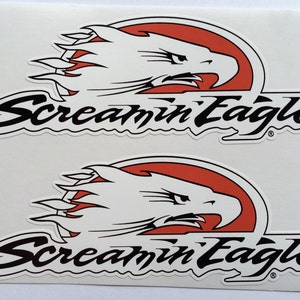 2 calcomanías troqueladas de Screamin Eagle