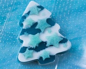 Handmade soap - Christmas trees and Snowy house