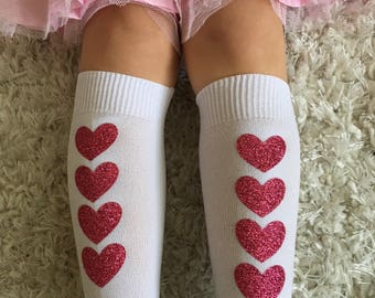20 Multicolor amscan 3900558 Hearts Conversation Knee-High Socks Adult Standard Size