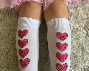 20 Multicolor amscan 3900558 Hearts Conversation Knee-High Socks Adult Standard Size