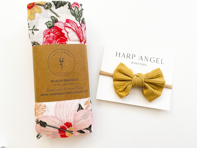 Vintage Floral Muslin Swaddle Blanket Newborn Swaddle Floral Etsy