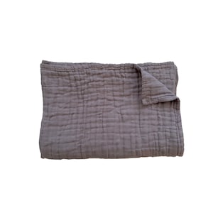 Dusty Violet Musselin Decke, Babydecke, Neugeborenen Decke, Babydecke, 6 lagige Musselin Decke