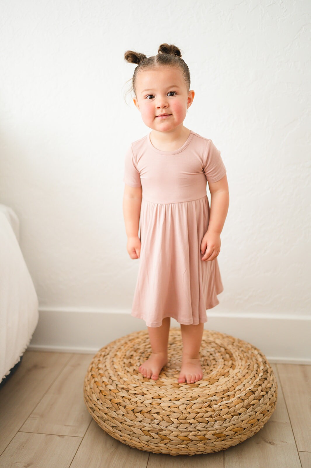Dusty Pink Dress Pink Dress Toddler Dress Toddler Pink Etsy