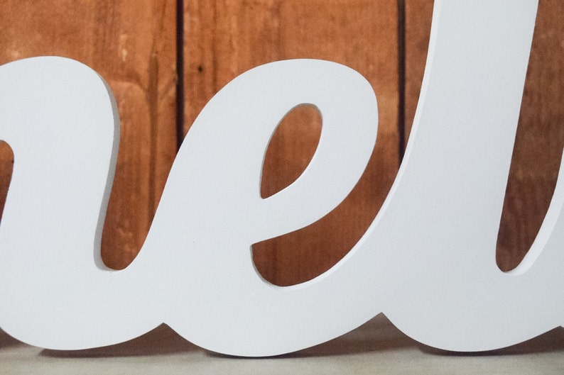 Wood Name Signs For Nursery