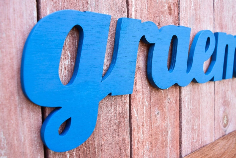 Large Baby Name Sign Wooden names signs for nursery decor Etsy