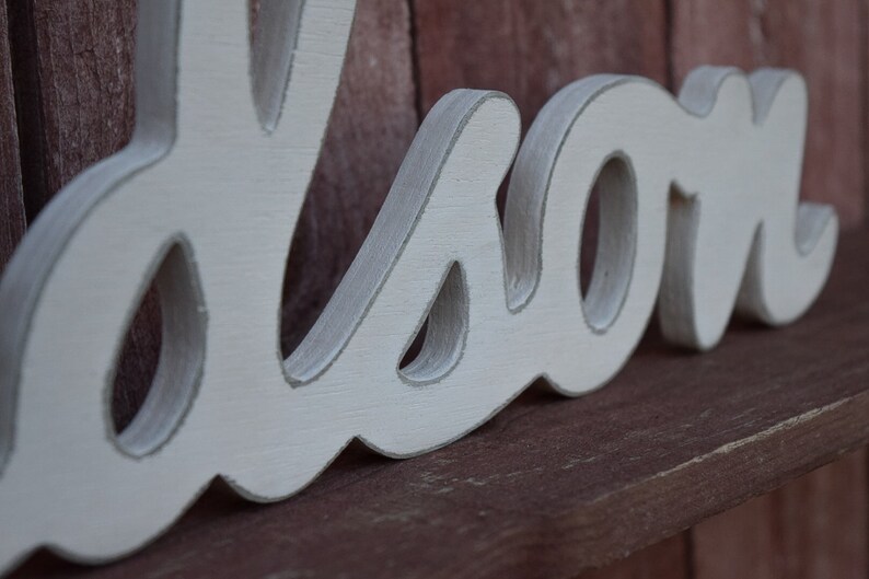 Hudson Baby Name Wood Sign Nursery Decor Wooden Baby Etsy