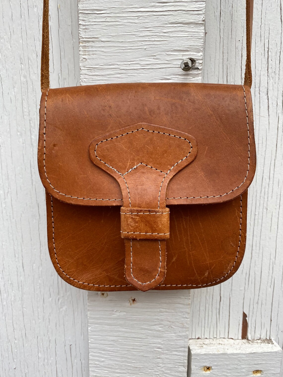 Crossbody Leather Bag Etsy