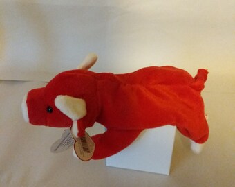 red pig beanie baby