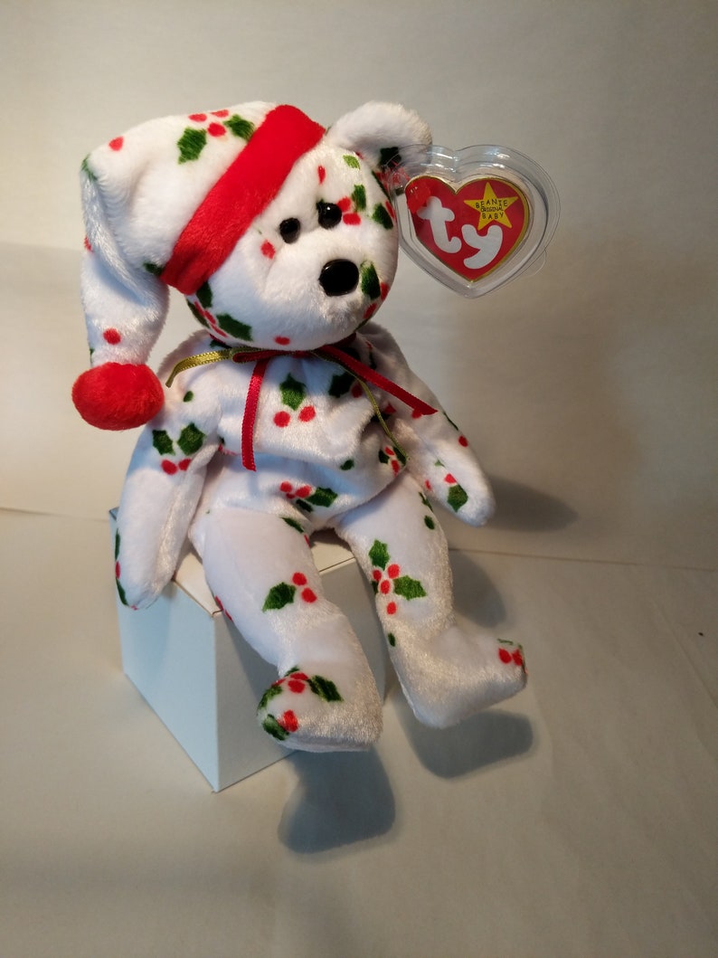 Vintage Ty Beanie Baby 1998 Holiday Teddy Bear with PE | Etsy