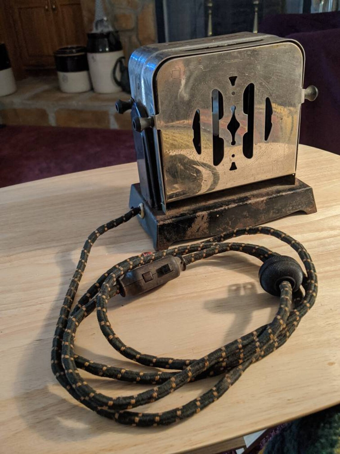 Vintage DoubleSided flip Toaster Moderne Reverso 1940's Etsy