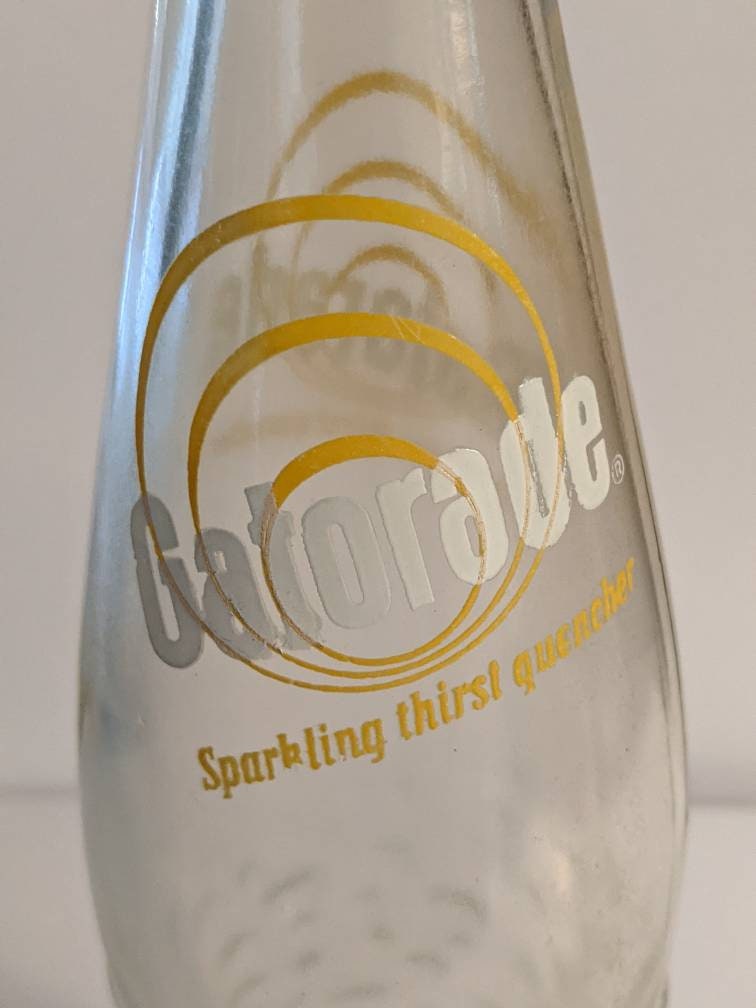 Vintage Gatorade Glass Soda Bottle 10 FL. Oz. Beverages Pop Etsy