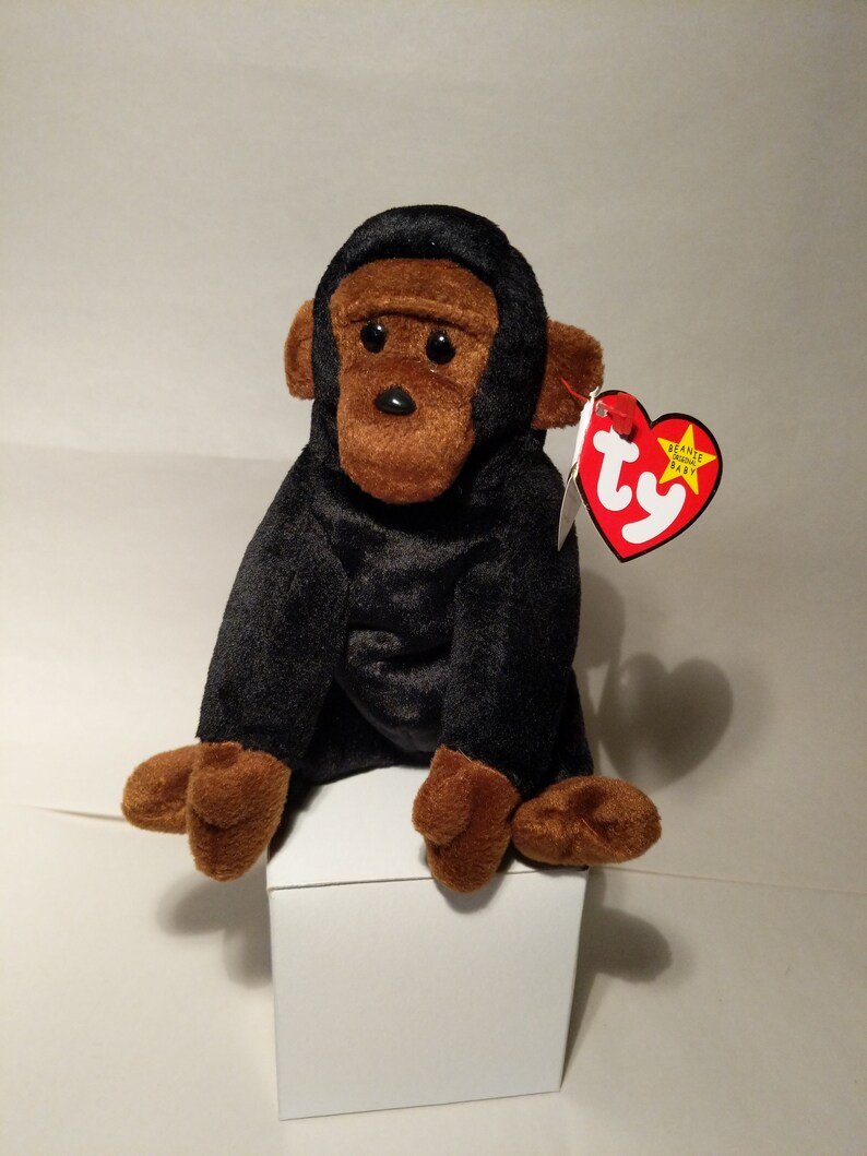 Vintage Ty Beanie Baby Congo the Gorilla with PE Pellets | Etsy