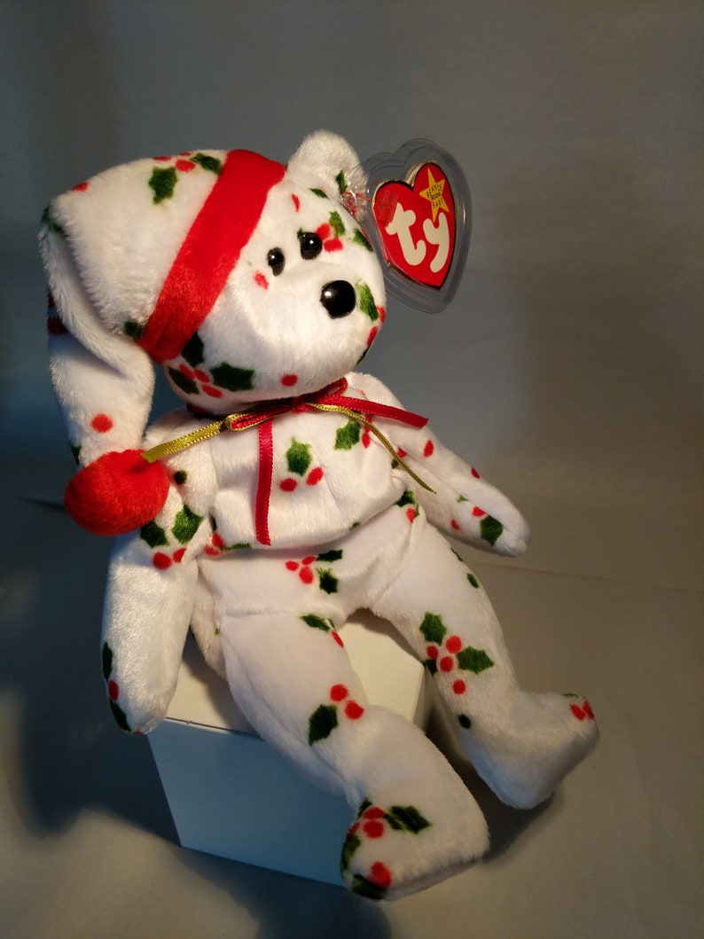 Vintage Ty Beanie Baby 1998 Holiday Teddy Bear with PE | Etsy