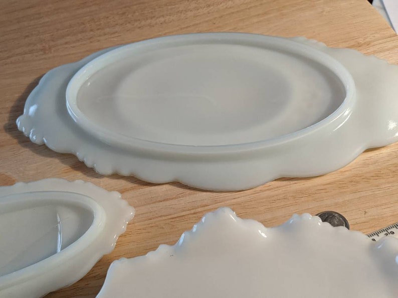 Victorian Milk Glass Dresser Jewelry Tray and Trinket Box Pin Etsy