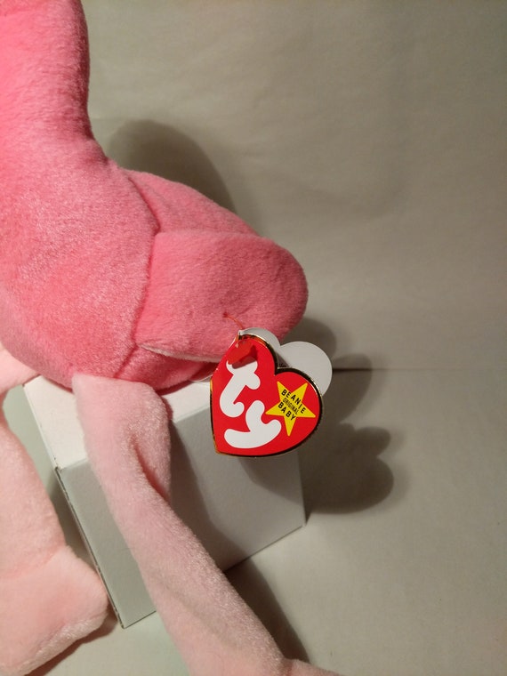 Dob 2 13 95 Vintage Ty Beanie Baby Pinky The Flamingo With Pvc Pellets Retired Style 4072 Stuffed Animals Plushies Toys Hamaguri Co Jp