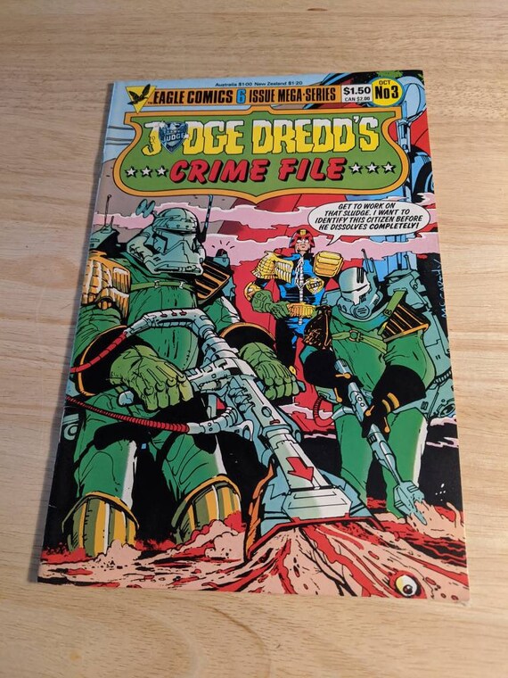 Judge Dredd 3 October 1985 Eagle Comics | Etsy