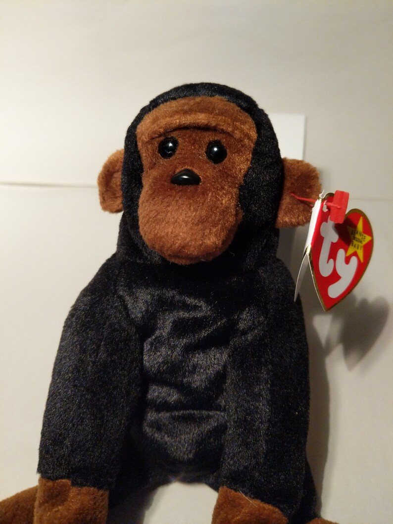 Vintage Ty Beanie Baby Congo the Gorilla with PE Pellets | Etsy