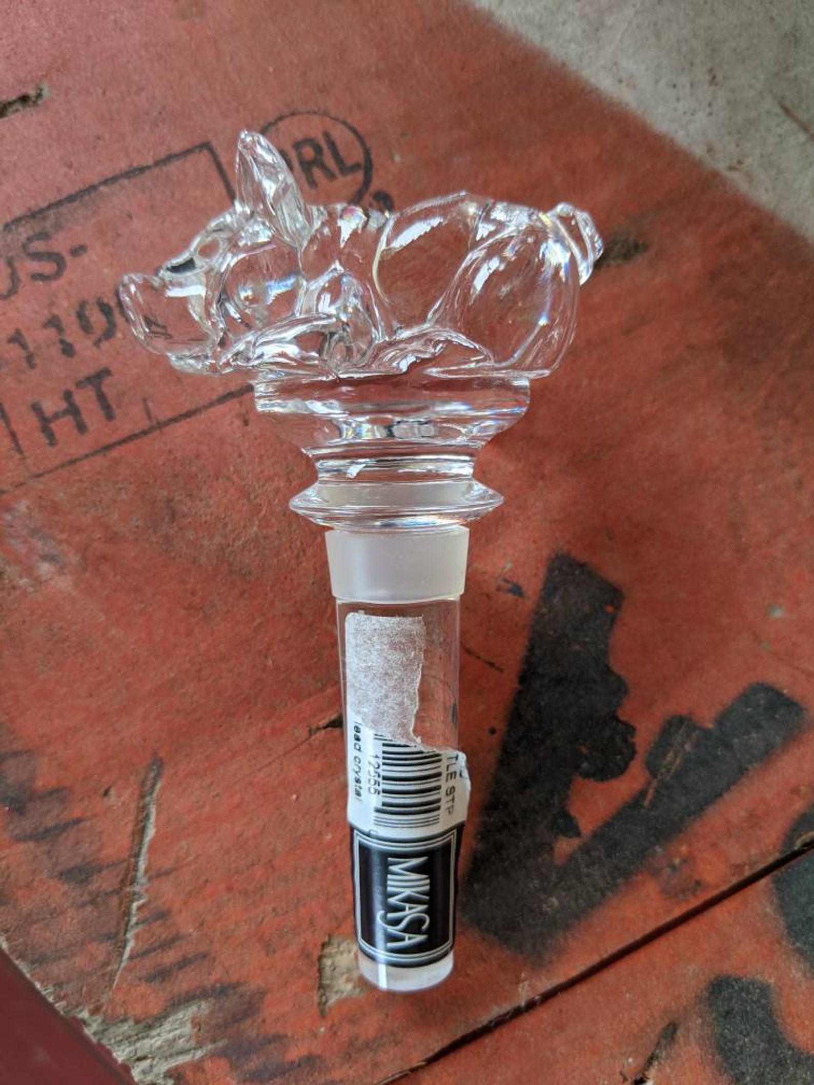Pig Wine Stopper Austrian Crystal by Mikasa Etsy