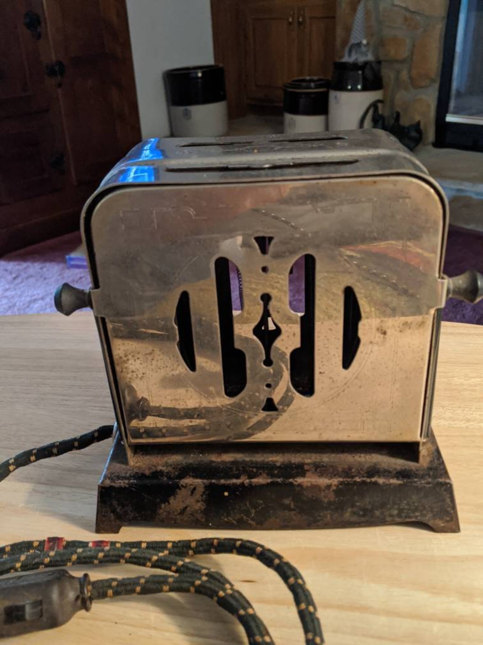 Vintage DoubleSided flip Toaster Moderne Reverso 1940's Etsy