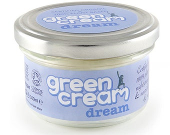 Natural night cream with Lavender & Chamomile- Green Cream Dream moisturiser 100ml - Certified organic