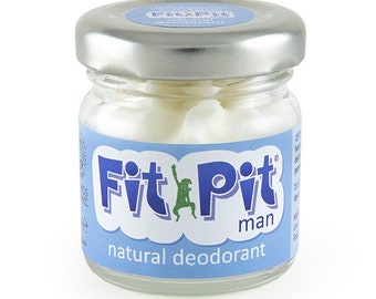 Natural deodorant for men - Fit Pit Man 25ml - Certified organic, aluminium free