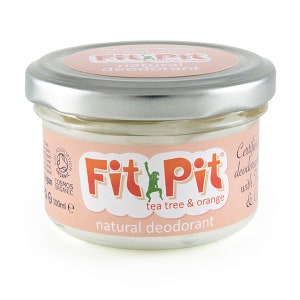 Natural deodorant with Tea tree and Orange Fit Pit Tea Tree & Orange 100ml Certified organic, aluminium free image 1