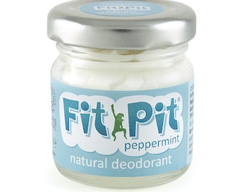 Kids natural deodorant with Peppermint - Fit Pit Peppermint 25ml - Certified organic, aluminium free