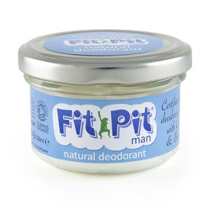 Natural deodorant for men Fit Pit Man 100ml Certified organic, aluminium free image 1