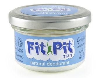 Natural deodorant for men - Fit Pit Man 100ml - Certified organic, aluminium free