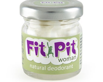 Natural deodorant with Rosemary & Bergamot - Fit Pit Woman 25ml - Certified organic, aluminium free