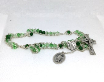 St. Patrick Irish Variegated Ladder Rosary