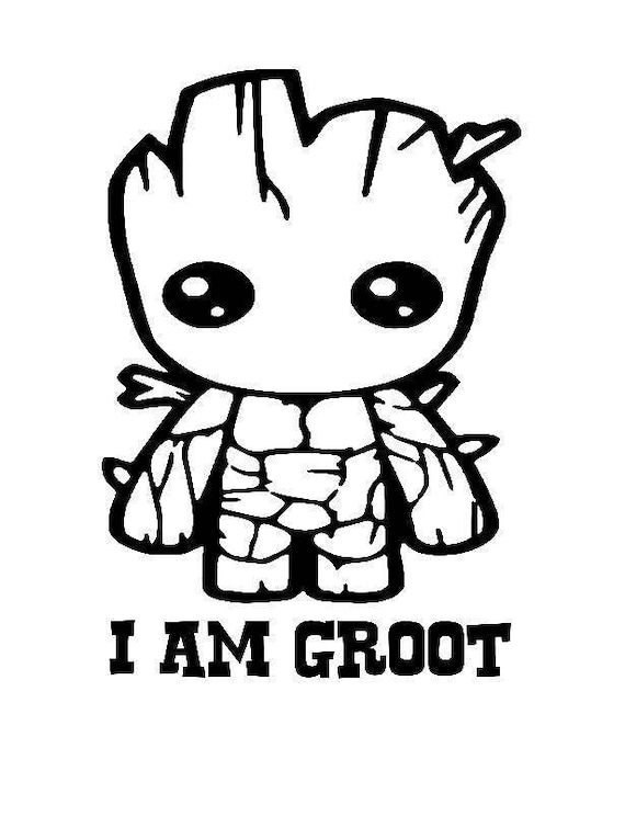 I am Groot Decal | Etsy