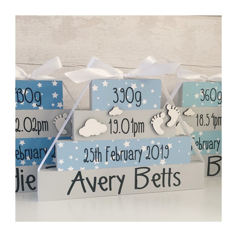 personalised stacking blocks