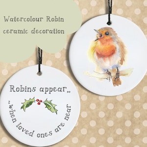 Robin Watercolour Print – Hand-Finished with Painted Details image 10