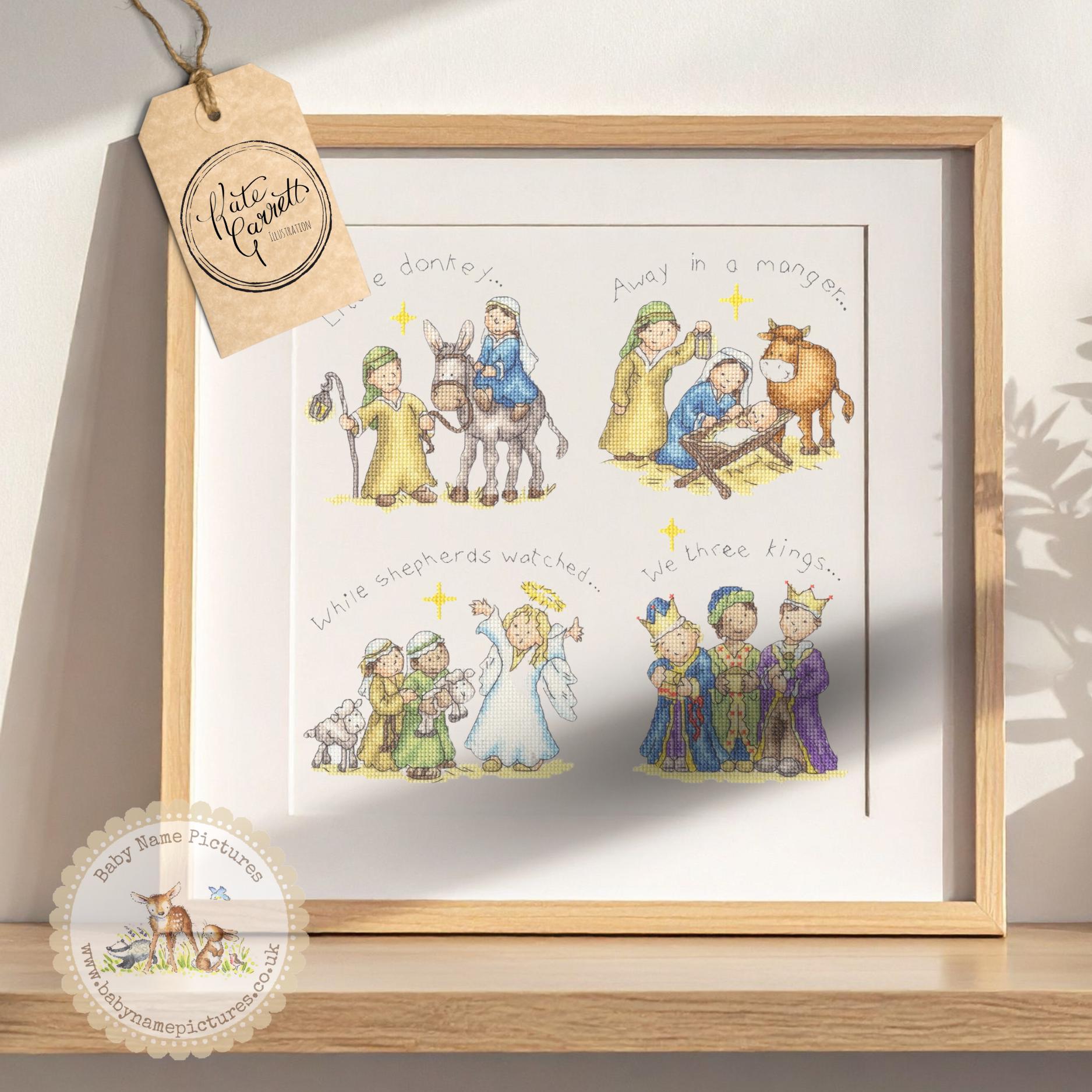 Bothy Threads Kit Punto Croce "Via Dell'Avvento" - 34x26 Cm Con Perline E Aghi