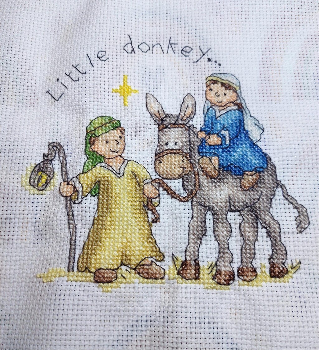 Bothy Threads Kit Punto Croce "Via Dell'Avvento" - 34x26 Cm Con Perline E Aghi