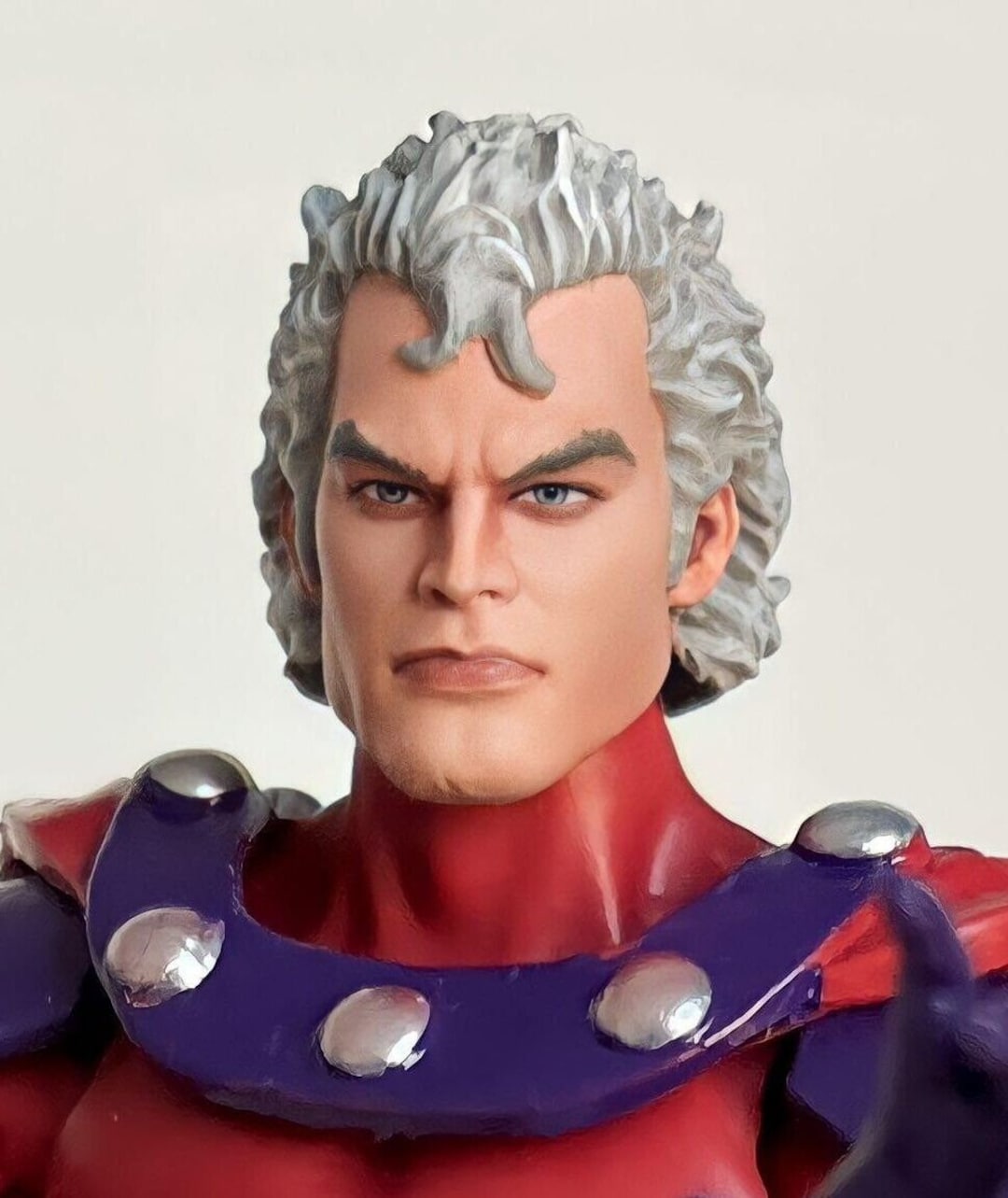 HEAD ONLY Custom Painted 1/12 Marvel Legends Head Magneto - Etsy