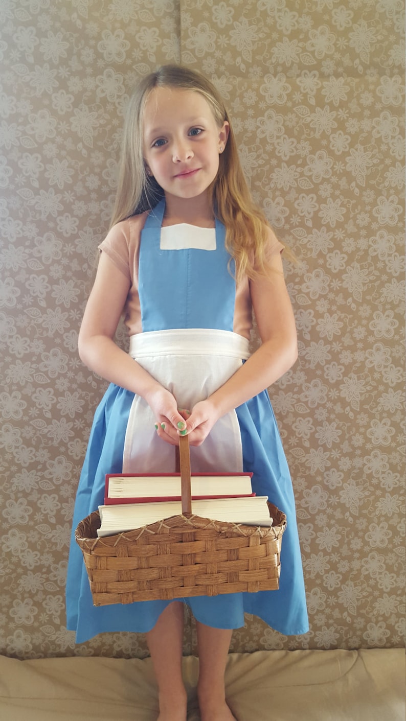 Belle Costume Peasant inspired dress up apron Etsy