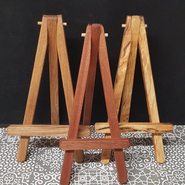 Easel Display Stand | Phone Stand | Phone Holder | Picture Holder | Mini wooden easel | Tabletop Display | Made in Great Britain