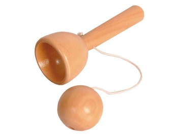 Ball and Cup Game a traditional 14th -16th century toy ( Bilboquet / Bilbo Catcher ) | Made in Great Britain