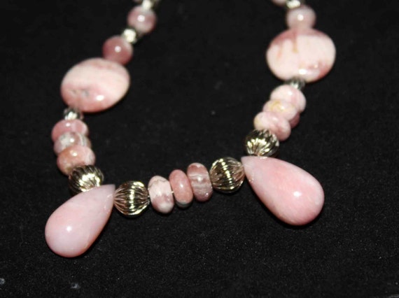 Vintage Estate Pink Coral Necklace Handmade Sterl… - image 5