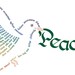 Peace Dove Card Template PDFs - Printable