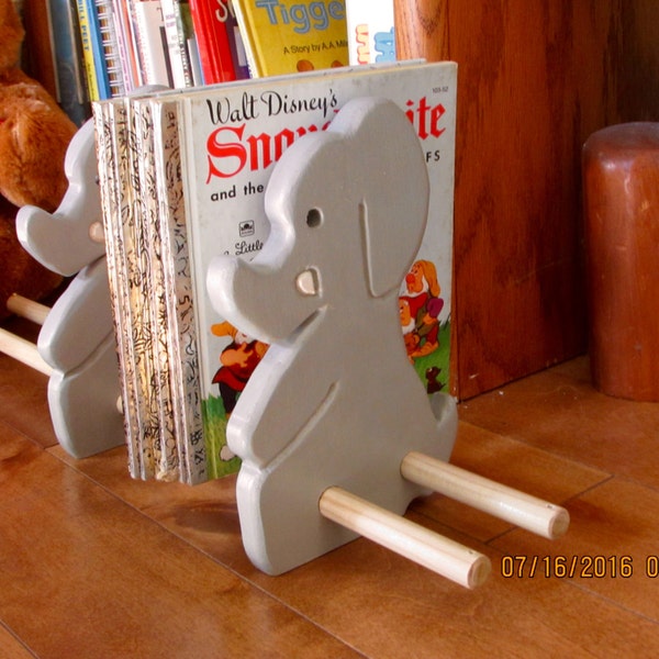 Elephant Bookshelf Etsy