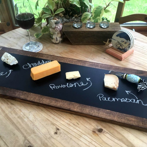 Chalkboard Serving Tray 30 X 11 Etsy