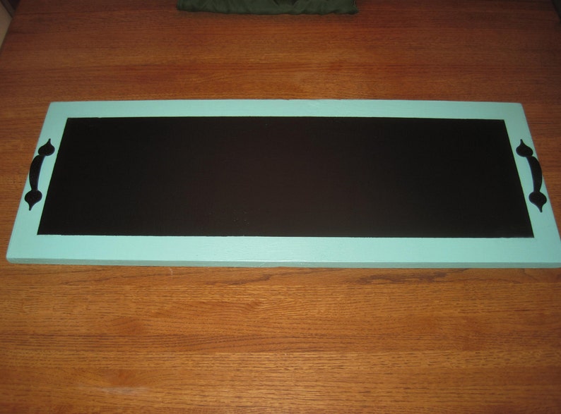 Chalkboard Serving Tray 30 X 11 Etsy