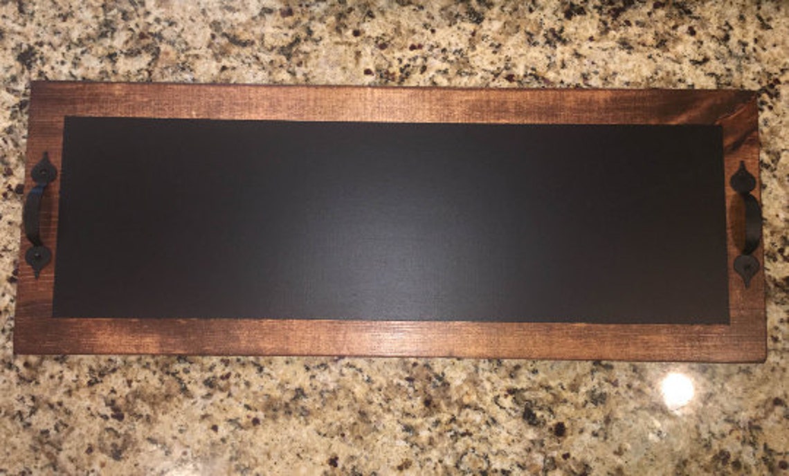 Chalkboard Serving Tray Etsy