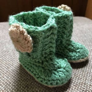 Handmade crocheted Baby Booties